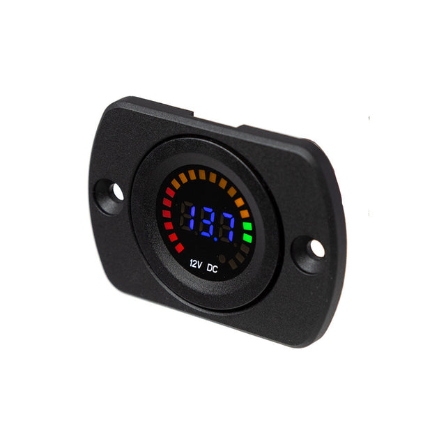29mm Panel Mount Digital & LED 12V Meter (10.5-14.7V) — photo 2