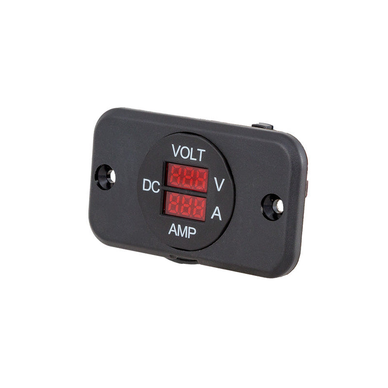 29mm Panel Mount Volt & Ammeter (7-33V/0-25A) — Equipt Expedition Outfitters (photo 2) — photo 2