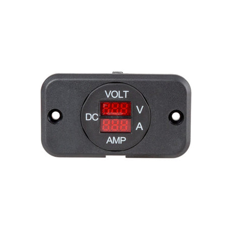 29mm Panel Mount Volt & Ammeter (7-33V/0-25A) — Equipt Expedition Outfitters