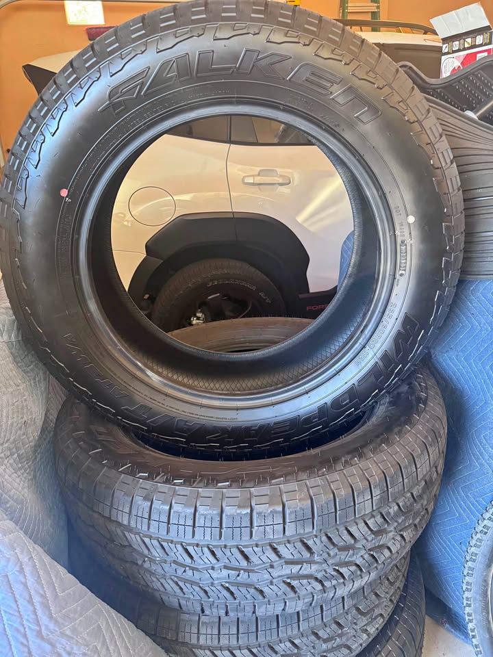 Set of 4 Falken Wildpeak A/T3WA Tires - 265/60R20 in Albuquerque, NM (photo 1) — photo 1