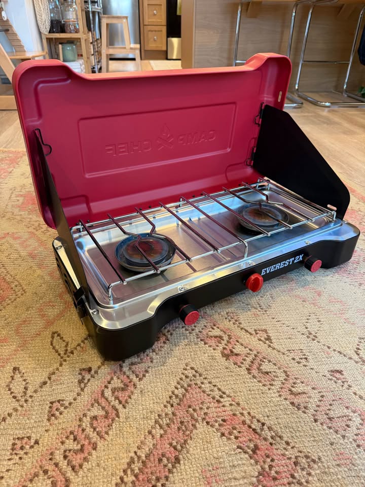 Camp Chef Everest 2x Burner Stove w/ carrying case in San Diego, CA (photo 1) — photo 1
