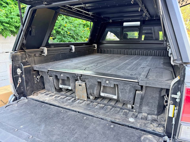Decked truck bed drawer storage system in Salt Lake City, UT (photo 1)