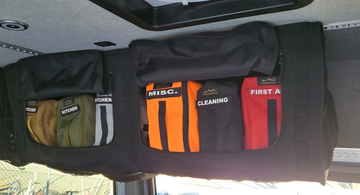 Van Overhead Storage Locker Divider Bags — photo 7