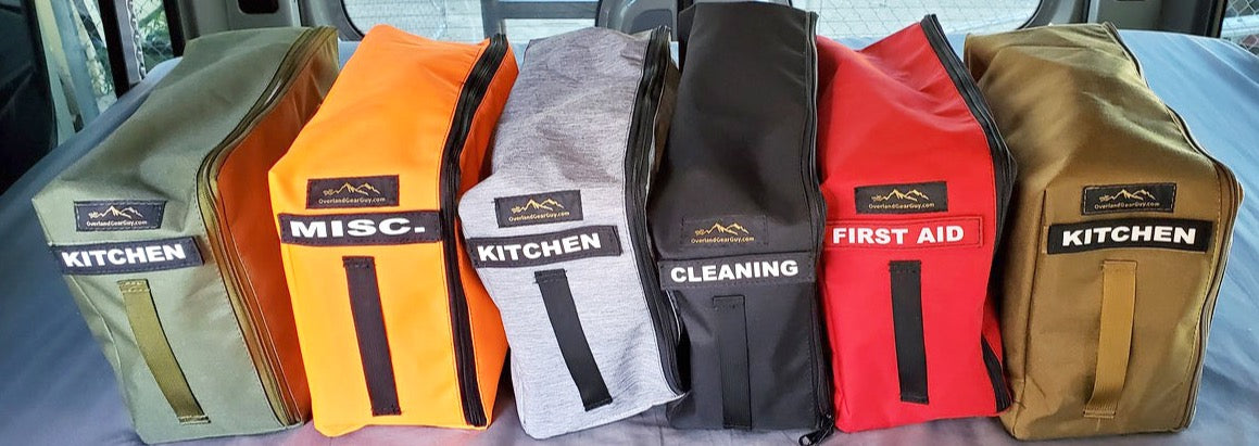 Overhead Cabinet Storage Divider Bags — Overland Gear Guy (photo 7) — photo 7