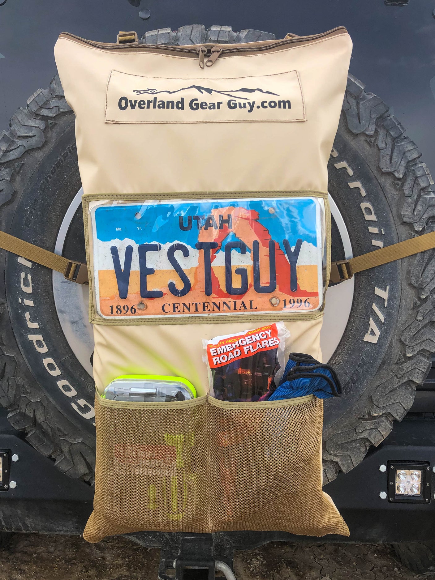 Pack It Out Bag II - With Lic Plate Holder — Overland Gear Guy (photo 7)