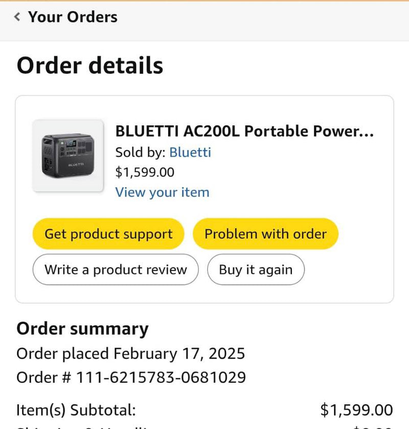 BLUETTI AC200L Portable Power Station in Bellevue, WA (photo 2) — photo 2