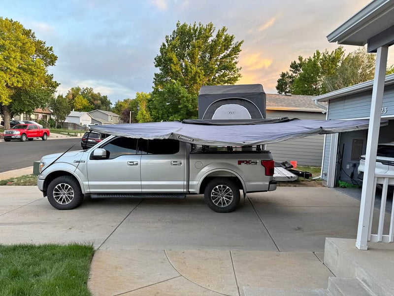 Free Spirit Recreation Rooftop Tent and Awning with RCI Bed rack in Frederick, CO (photo 1) — photo 1
