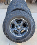Set of 4 BFGoodrich KO2 Tires + Factory Jeep Rubicon Wheels