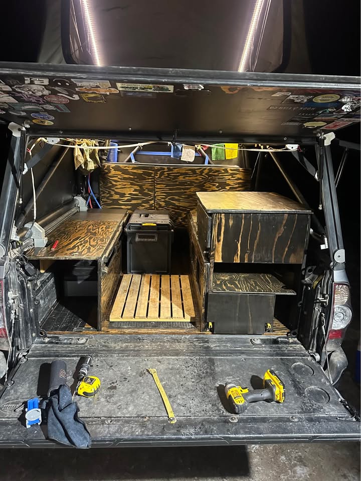 Go Fast Camper V2. FOR SALE. Platform pop-up truck bed camper with upgrades/accessories — photo 5
