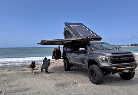 2016 Toyota Tundra CrewMax · TRDPro Overland Lone Peak Camper