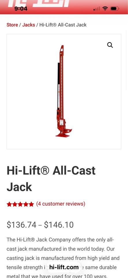 Hi lift jack in Ben Lomond, CA (photo 3) — photo 3