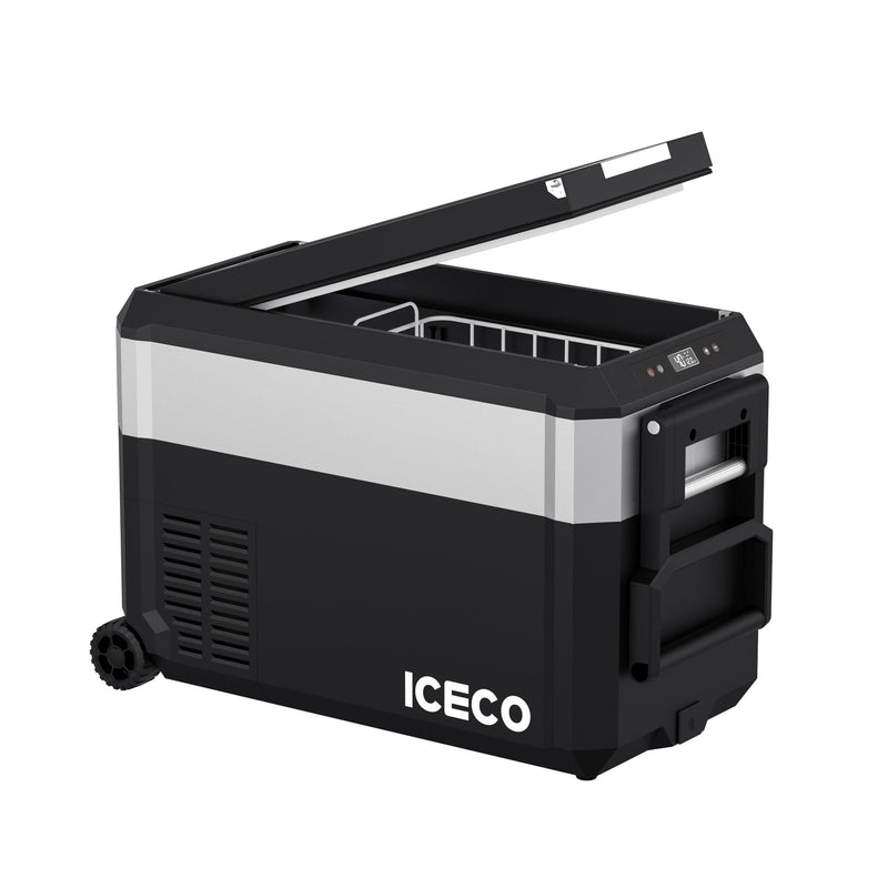 JP40 PRO Single Zone Portable Freezer With Cover - Silver | ICECO | 40 LT — photo 2