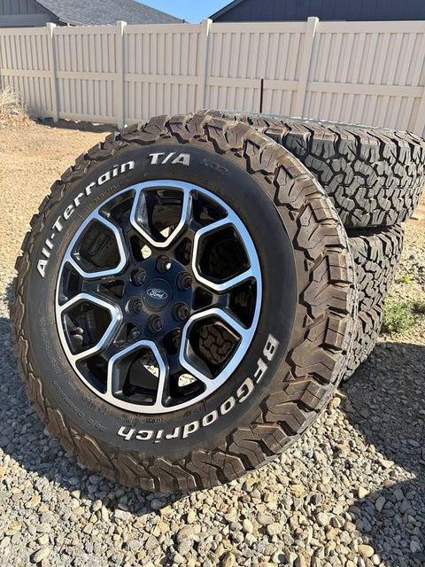 18" OEM Ford F-150 Wheels & BFGoodrich KO2 Tires (LT265/70R18) - Set of 4