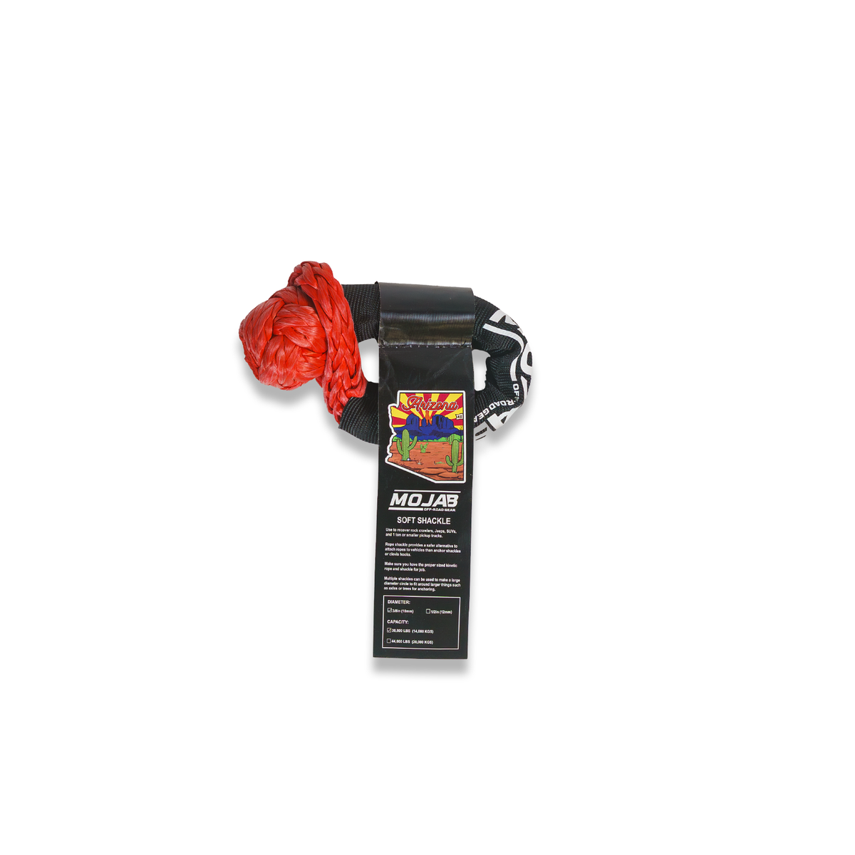 Soft Shackle 3/8'' x 14'' with sleeve and bag (Single Shackle) (Lifetime Warranty) — photo 1