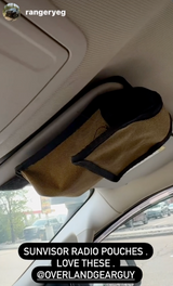 Sun Visor Radio Pouch — Overland Gear Guy (photo 4)