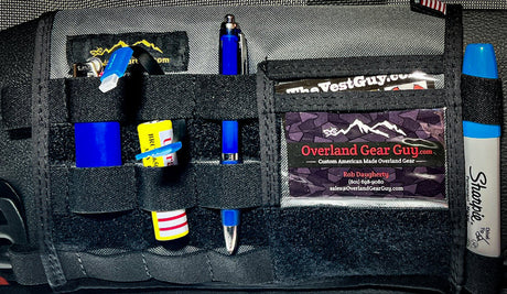 Grenadier MOLLE Visor Organizer WITH MIRROR — Overland Gear Guy (photo 15)