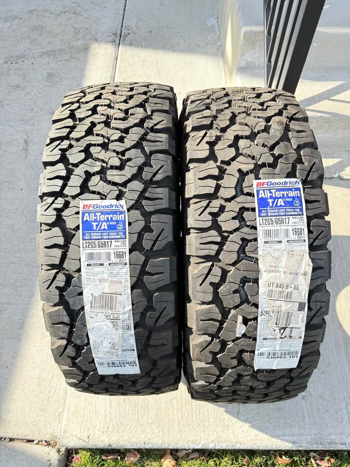 265/65R17 Bfgoodrich Ko2 Load E Brand New in Draper, UT (photo 2) — photo 2