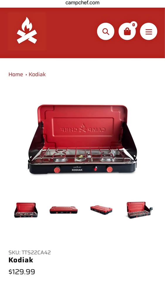 Camp Chef Kodiak Stove ($130 VALUE/NEW IN BOX) in San Francisco, CA (photo 1)
