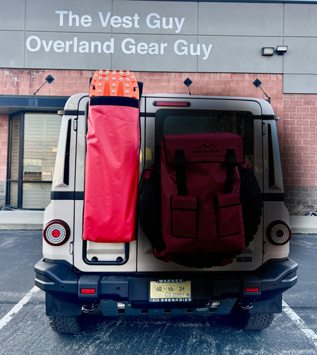 Traction Recovery Board Storage Bag LADDER Mount — Overland Gear Guy (photo 3)