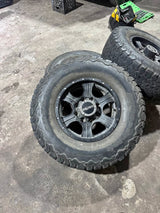 BFGoodrich All-Terrain T/A KO2 Tires on Vision Off-Road Wheels - LT285/75R17 in San Francisco, CA (photo 1)