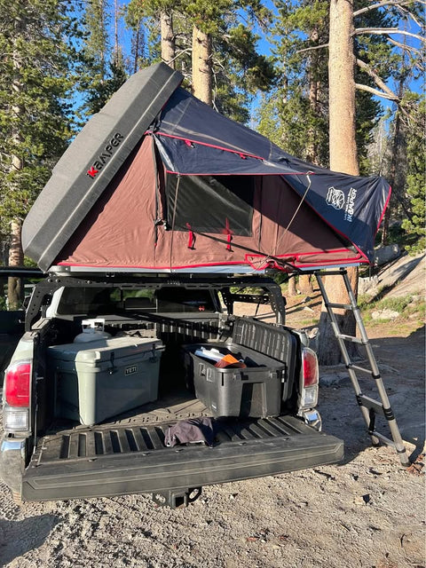 iKamper Skycamp Rooftop Tent and Tuwa Pro Bed Rack