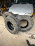 Three (3) Falken Wildpeak A/T3W Tires - LT265/75/R16