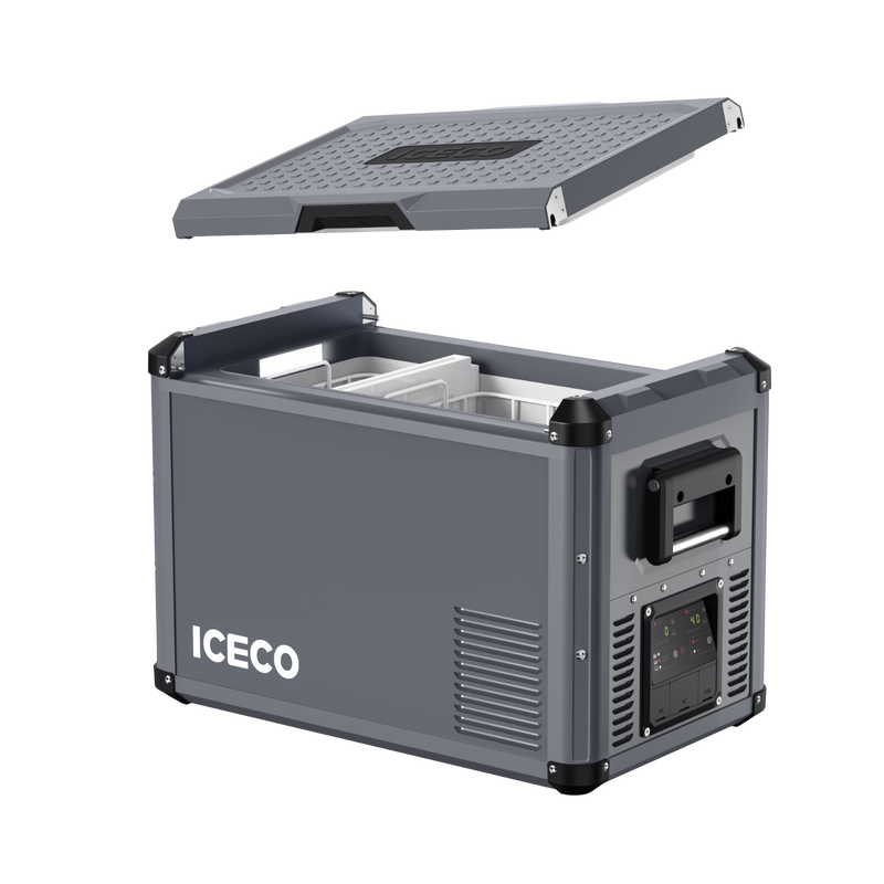 VL45ProD Dual Zone Portable Freezer - Gray | ICECO — photo 3
