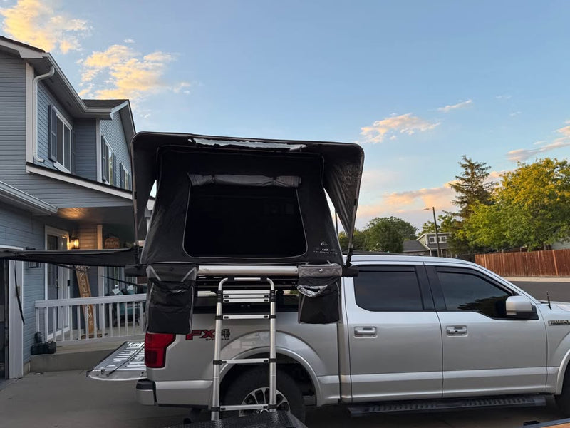Free Spirit Recreation Rooftop Tent and Awning with RCI Bed rack in Frederick, CO (photo 7) — photo 7