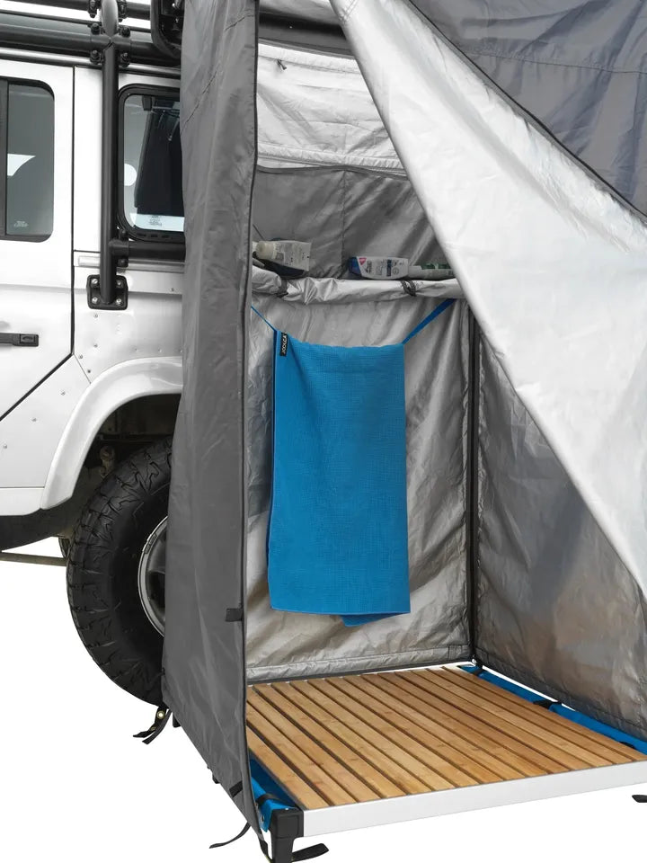 Camper Van Outdoor Shower Tent Awning - Joolca Ensuite Mounted Single in Steamboat Springs, CO (photo 7) — photo 7