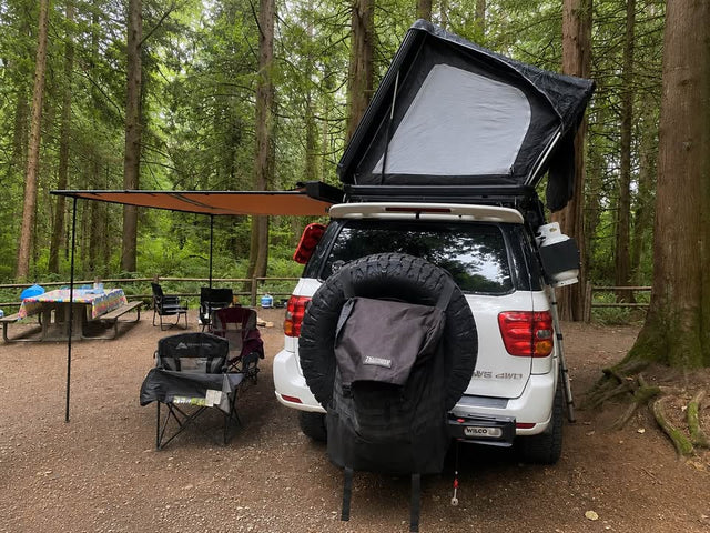 FSR Odyssey Large Rooftop Tent + Awning + Annex + Crossbars - Excellent Condition — photo 2