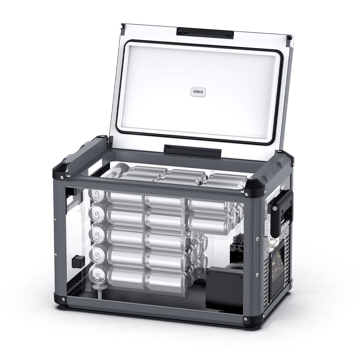 VL45ProD Dual Zone Portable Freezer - Gray | ICECO — photo 5