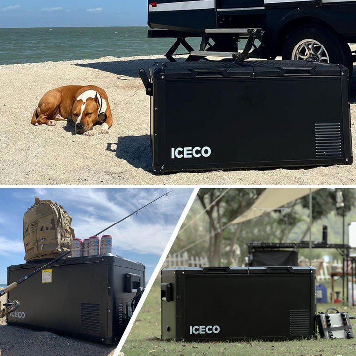 VL90ProD Dual Zone RV 12 volt Fridge Plug in Cooler | ICECO | 90 LT — photo 9