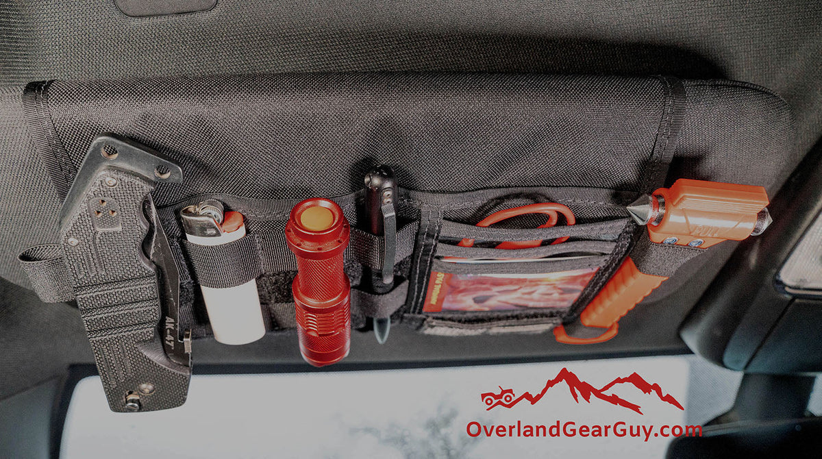 Jeep Gladiator MOLLE Visor Organizer - Tacoma Visor — Overland Gear Guy (photo 13) — photo 13