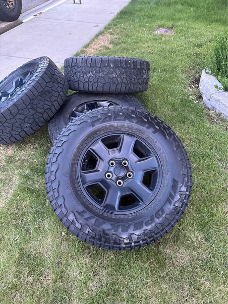 Falken Wildpeak A/T3W Tires with Jeep Rims in Meridian, ID (photo 2)