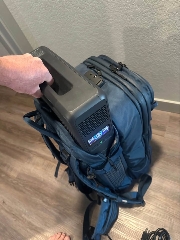 BLUETTI Handsfree 2 Camera Backpack & Power Station (60L) in Broomfield, CO (photo 7) — photo 7