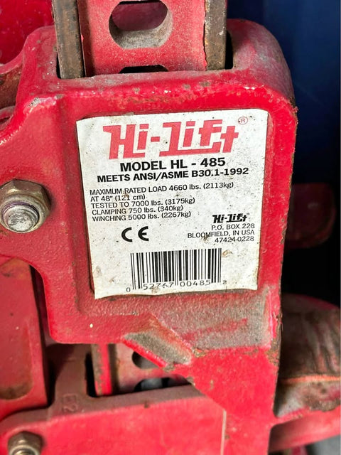 3 Hi Lift jacks model HL-485