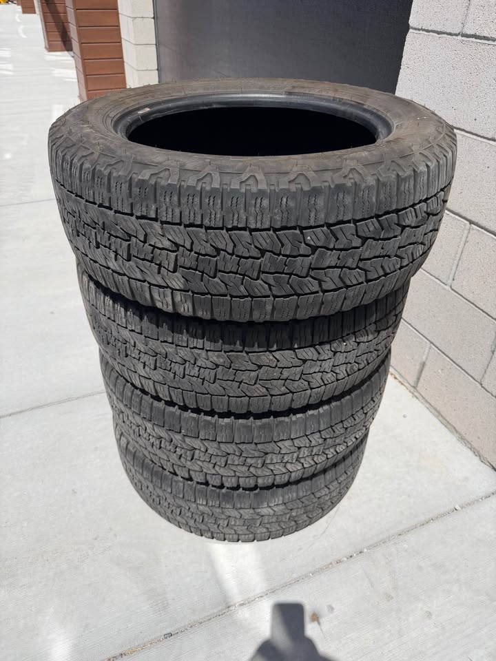 Set of 4 Falken Wildpeak A/T Trail 235/60/R18 107H Tires in Mapleton, UT (photo 1) — photo 1