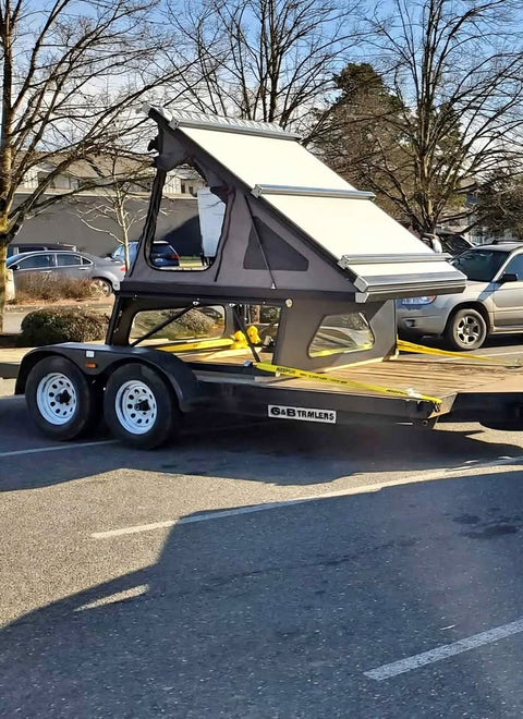 Go Fast Campers (GFC) V2 Wedge pop up Camper fits Short bed ford f150
