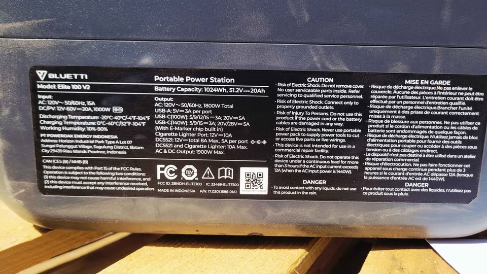 PowerBox Bluetti Elite 100 in Sedona, AZ (photo 2) — photo 2