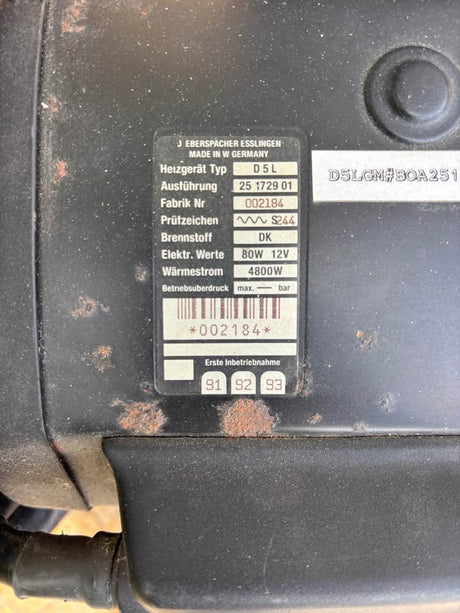 Espar heavy duty diesel heater never used in Belvedere-Tiburon, CA (photo 4)