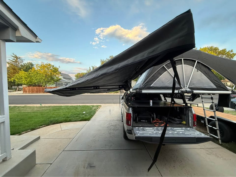 Free Spirit Recreation Rooftop Tent and Awning with RCI Bed rack in Frederick, CO (photo 4) — photo 4