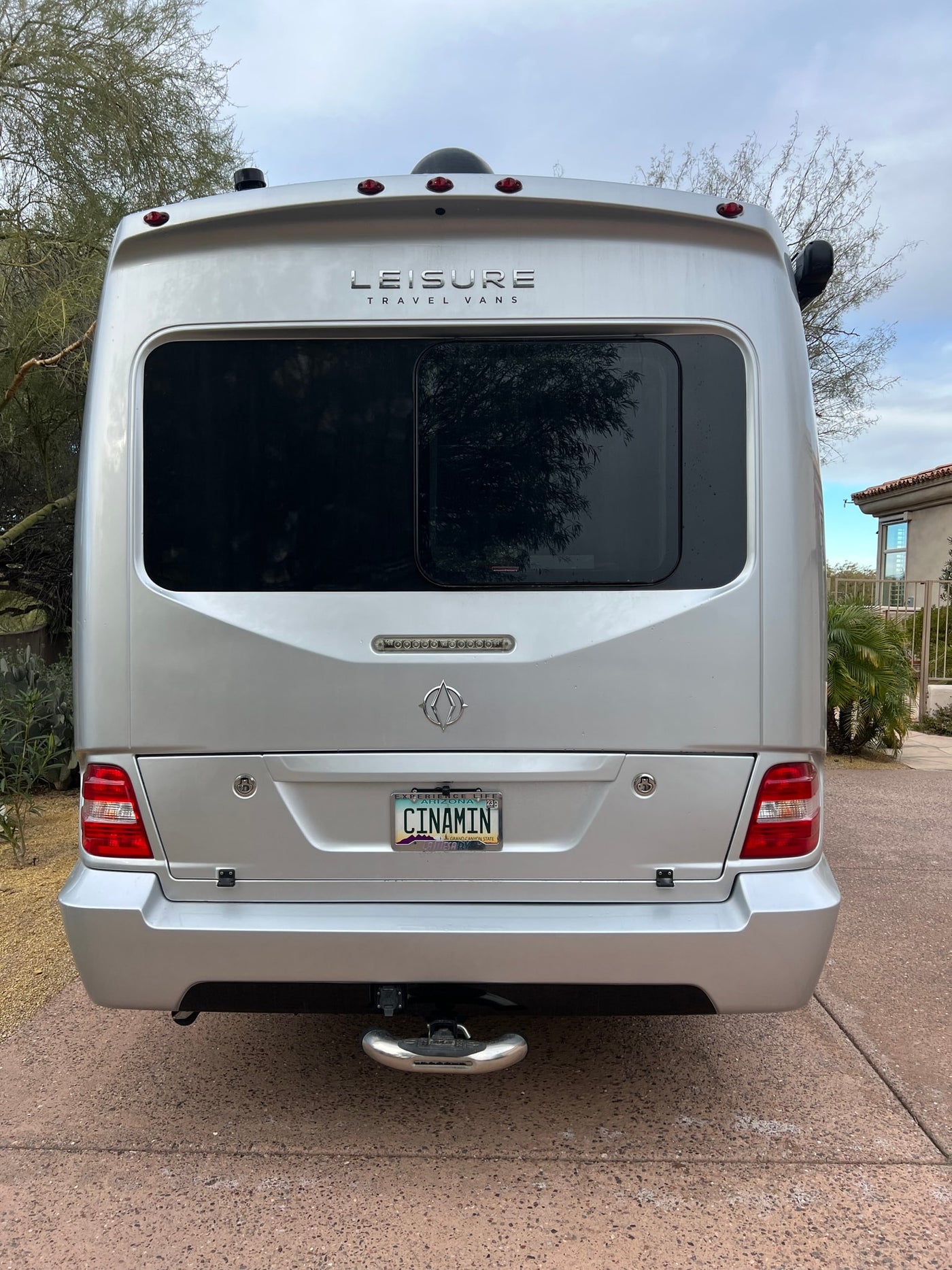 silver RV rental (Serenity model) on a Mercedes-Benz Sprinter chassis — photo 2