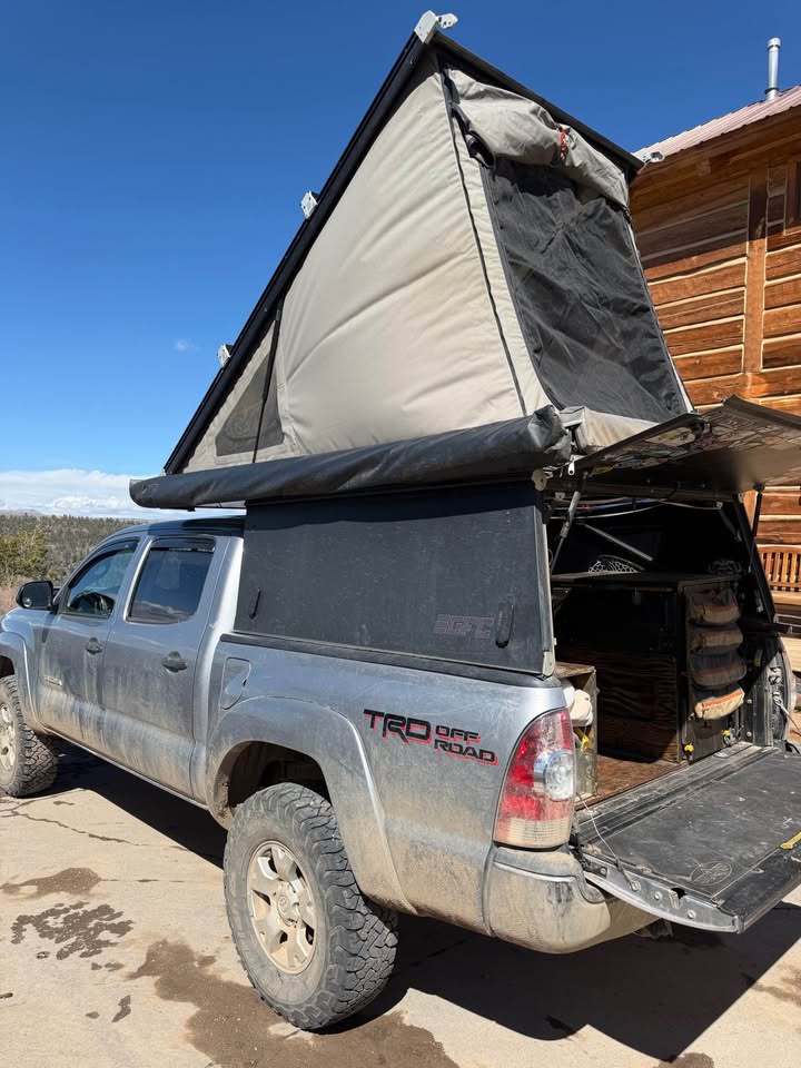Go Fast Camper V2. FOR SALE. Platform pop-up truck bed camper with upgrades/accessories — photo 6