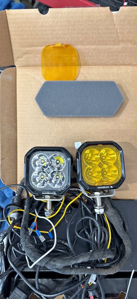 Auxbeam LED Pod Lights with Wiring Harness in Tucson, AZ (photo 1) — photo 1