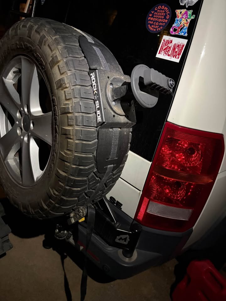 Rotopax Style Gas Tank & Spare Tire Mount in Leander, TX (photo 2) — photo 2