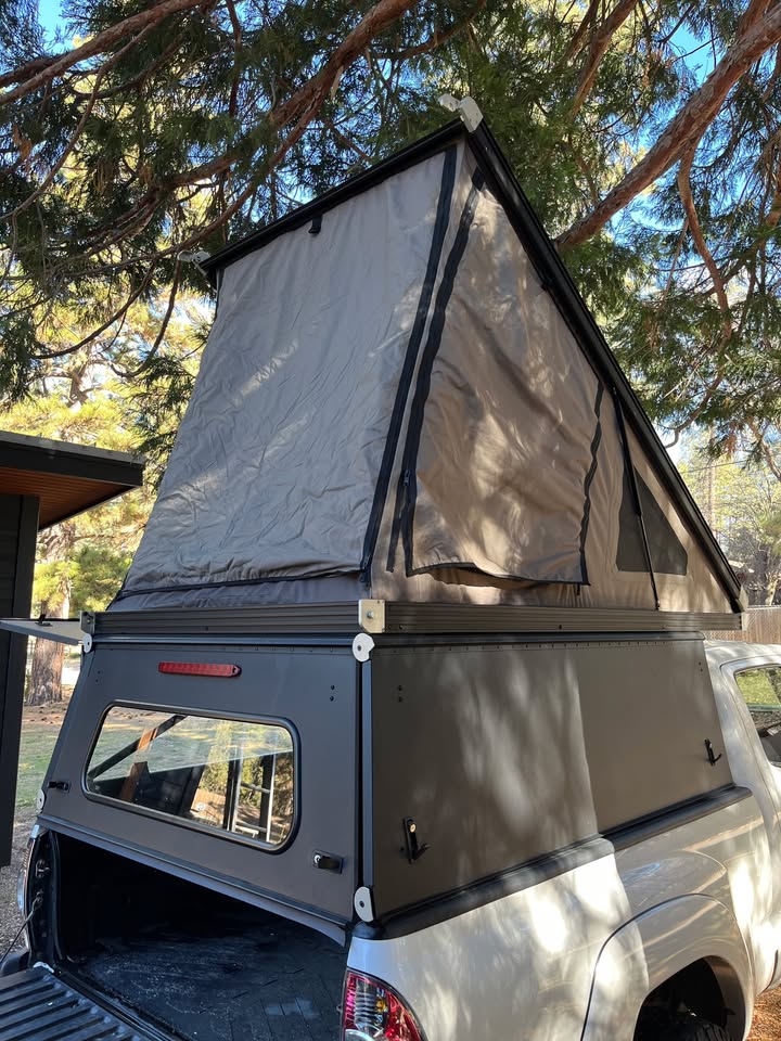 GFC Go Fast Camper Platform Tent for 2nd Gen Toyota Tacoma 6ft bed in Idyllwild, CA (photo 2) — photo 2
