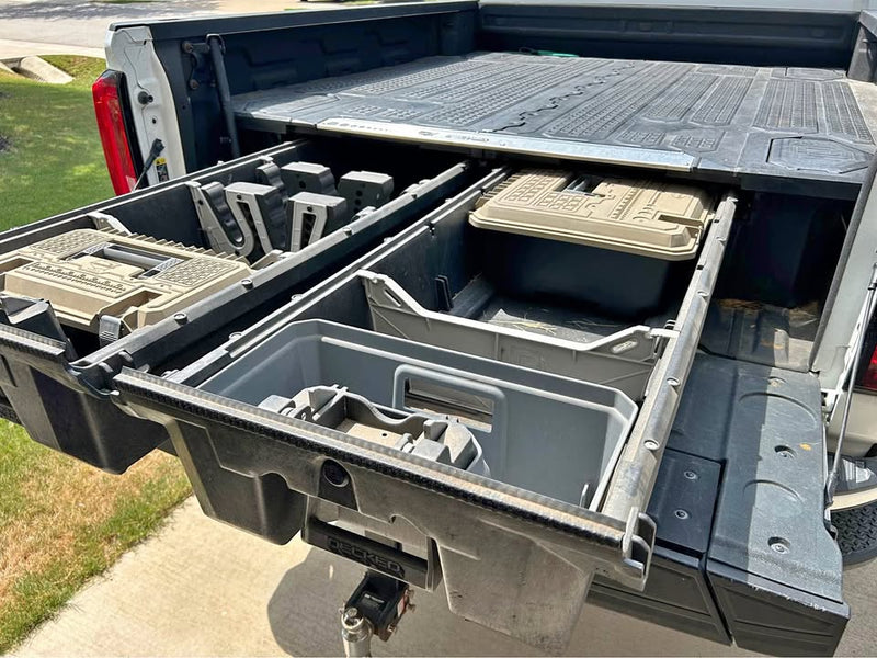 DECKED Truck Bed Storage System – GMC/Chevy 2500/3500 HD in Dripping Springs, TX (photo 1) — photo 1