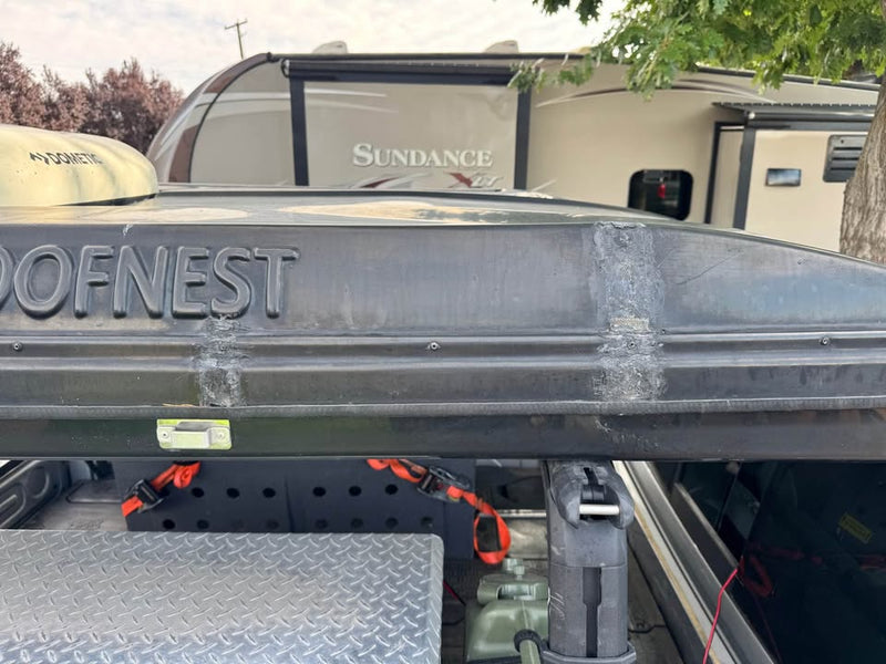 Roofnest Sparrow XL + Yakima OverHaul HD + Dometic RTX 2000 A/C in Denver, CO (photo 9) — photo 9