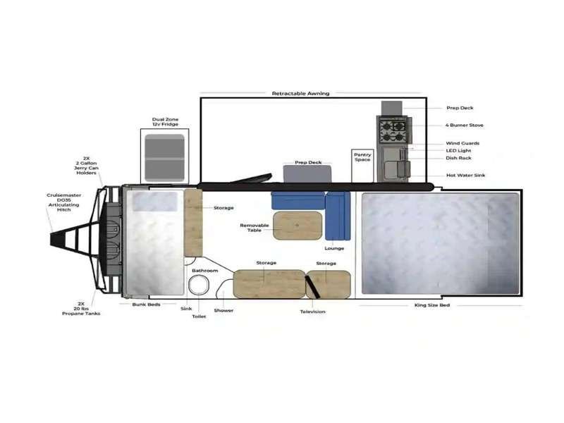 2023 OPUS OP15 – Off-Road Bunkhouse Camper in Meridian, ID (photo 2) — photo 2