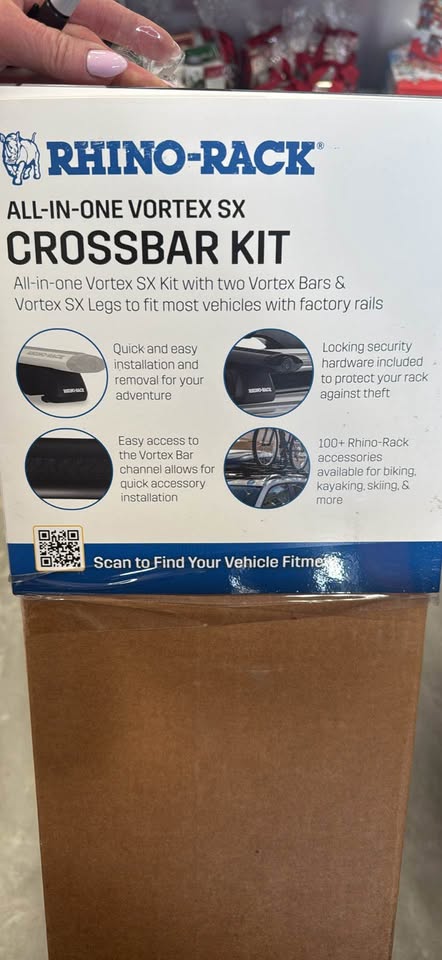 Rhino Rack Vortex SX Black 2 Bar Roof Rack 54” NEW in Meridian, ID (photo 3) — photo 3